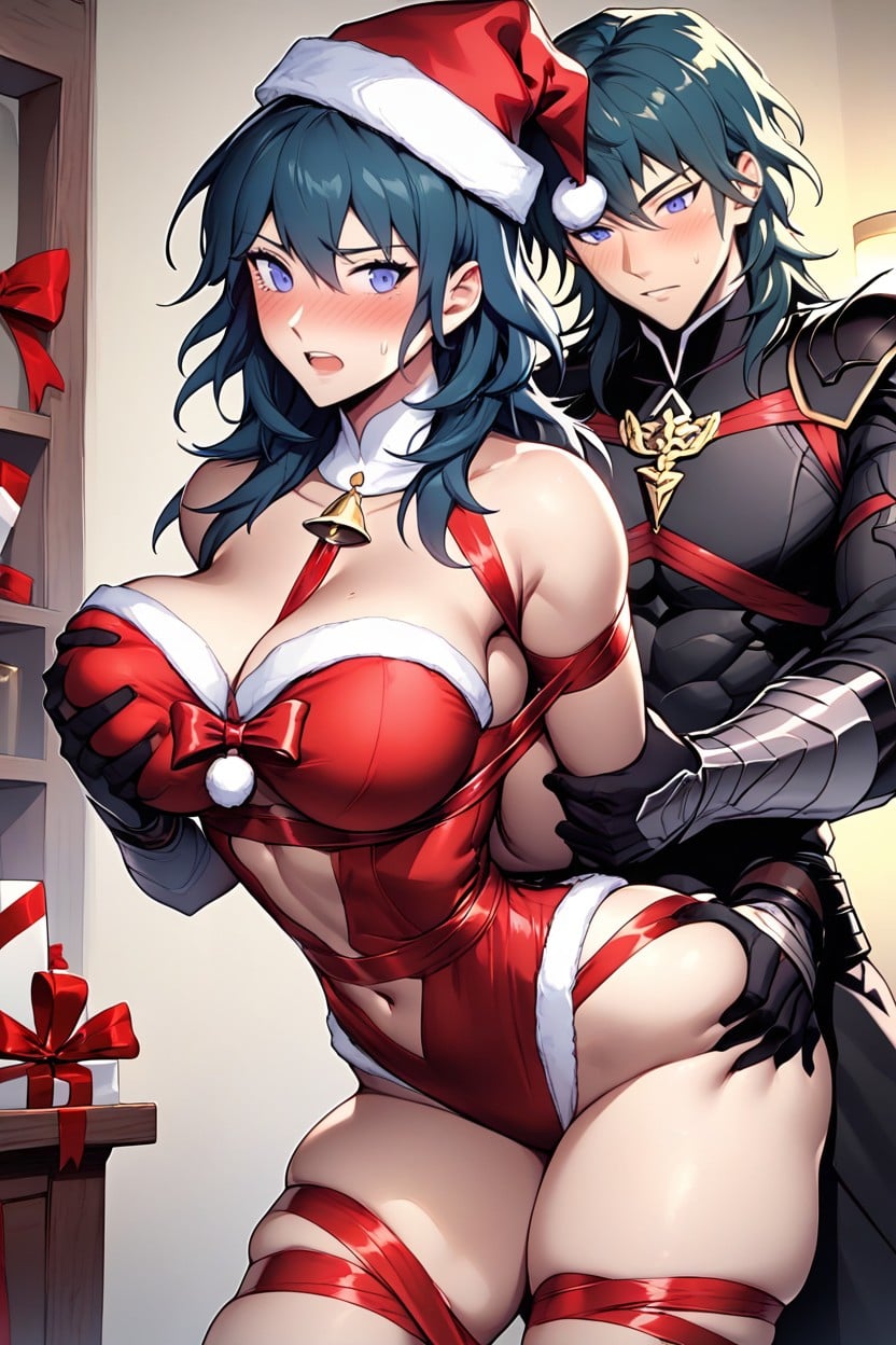 Byleth Dominated, Byleth Has F Cup Breast Size, Byleth Getting Breasts And Ass Groped By Claude Hentai AI Porn