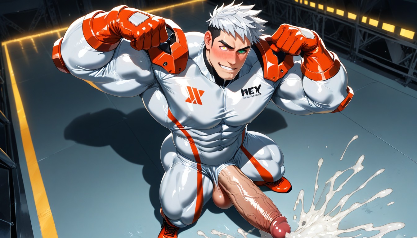 Vêtements Ajustés, Tight Smooth Balls, Gigantic Bulge Porno IA Gay