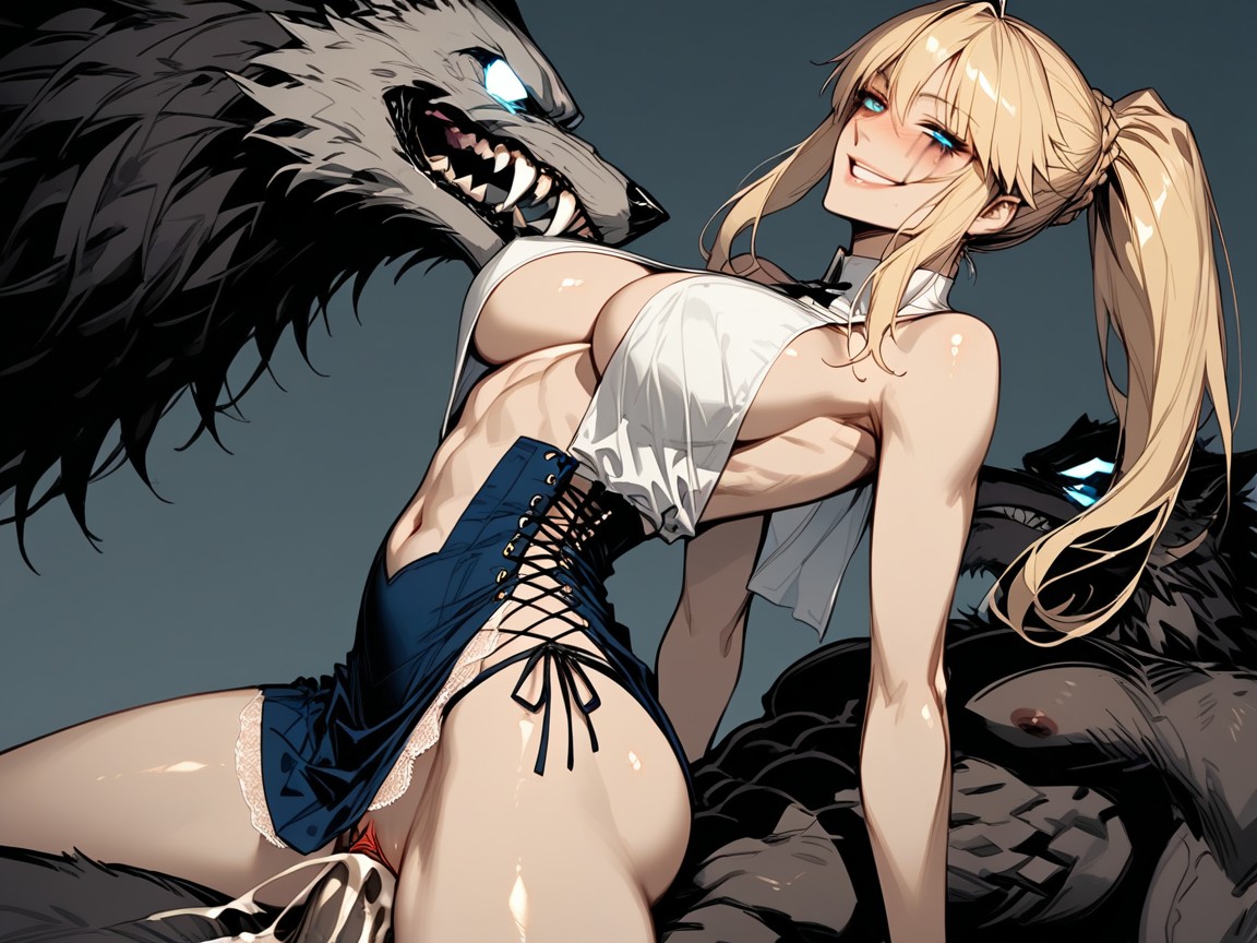 Grabbing Ass, High Resolution, Embracing Hentai AI Porn
