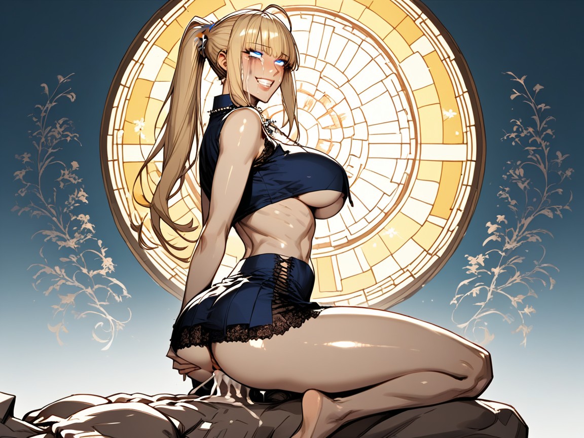 Clenched Teeth, High Resolution, Rolling Eyes Hentai AI Porn