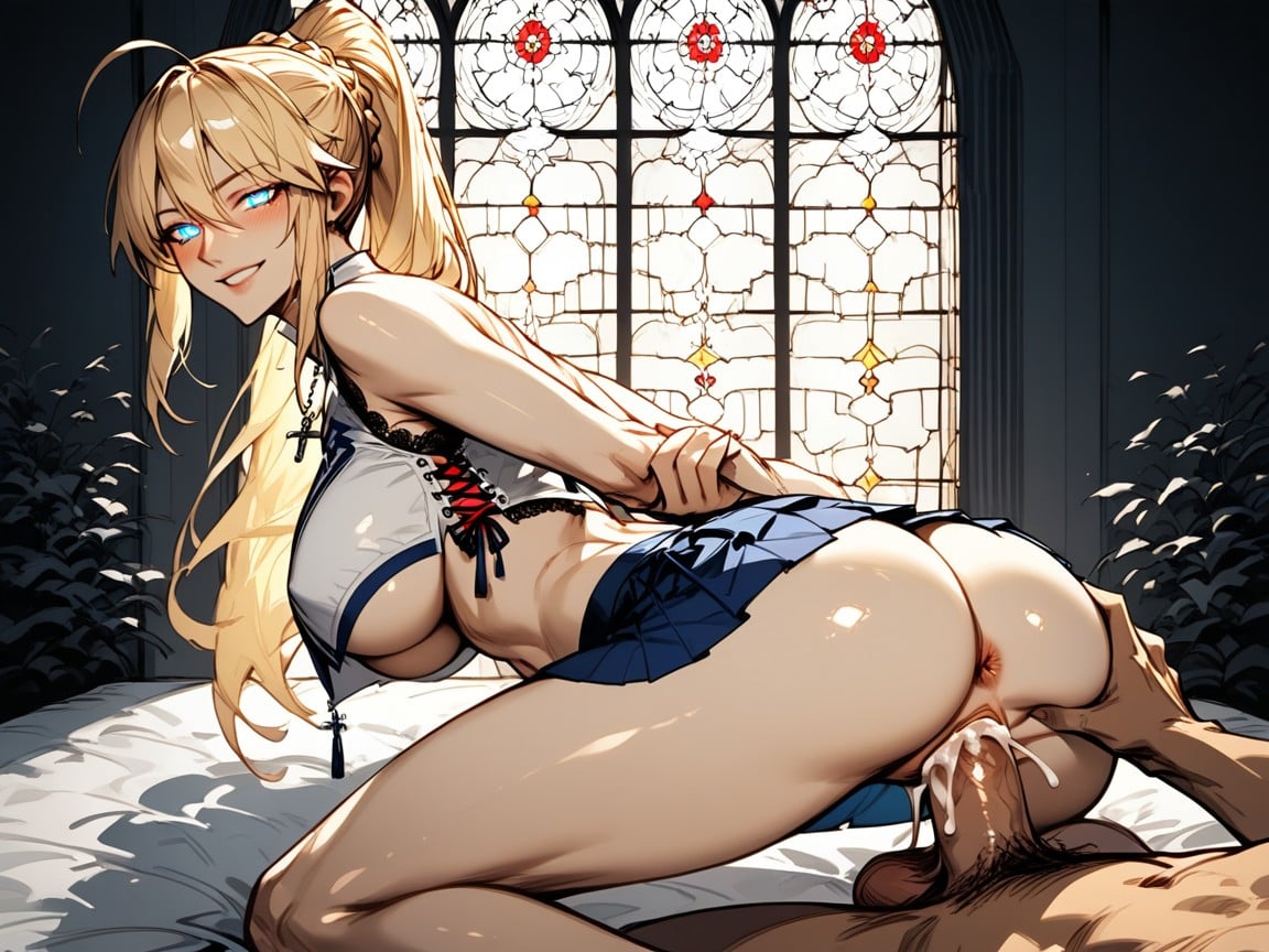 Pencil Waist, Creampie, Massive Ass Hentai AI Porn