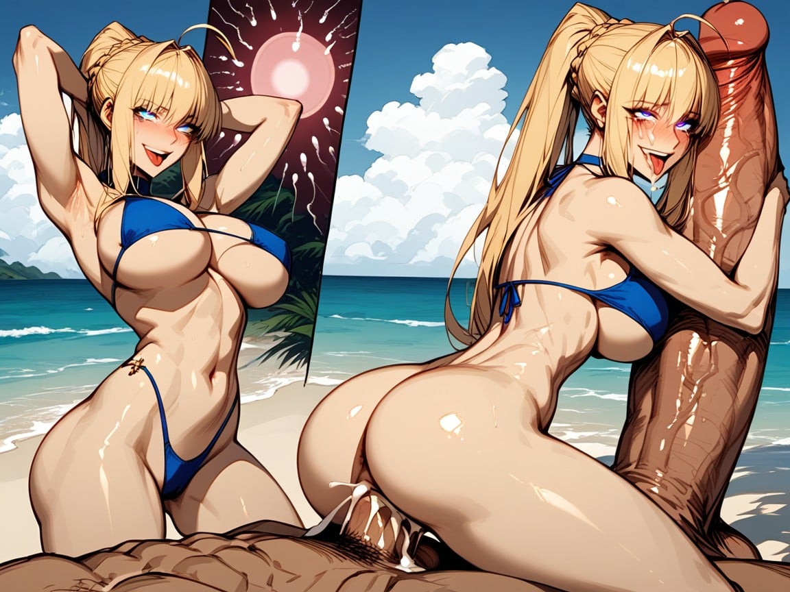 Back, Grabbing Ass, Impregnation Hentai AI Porn