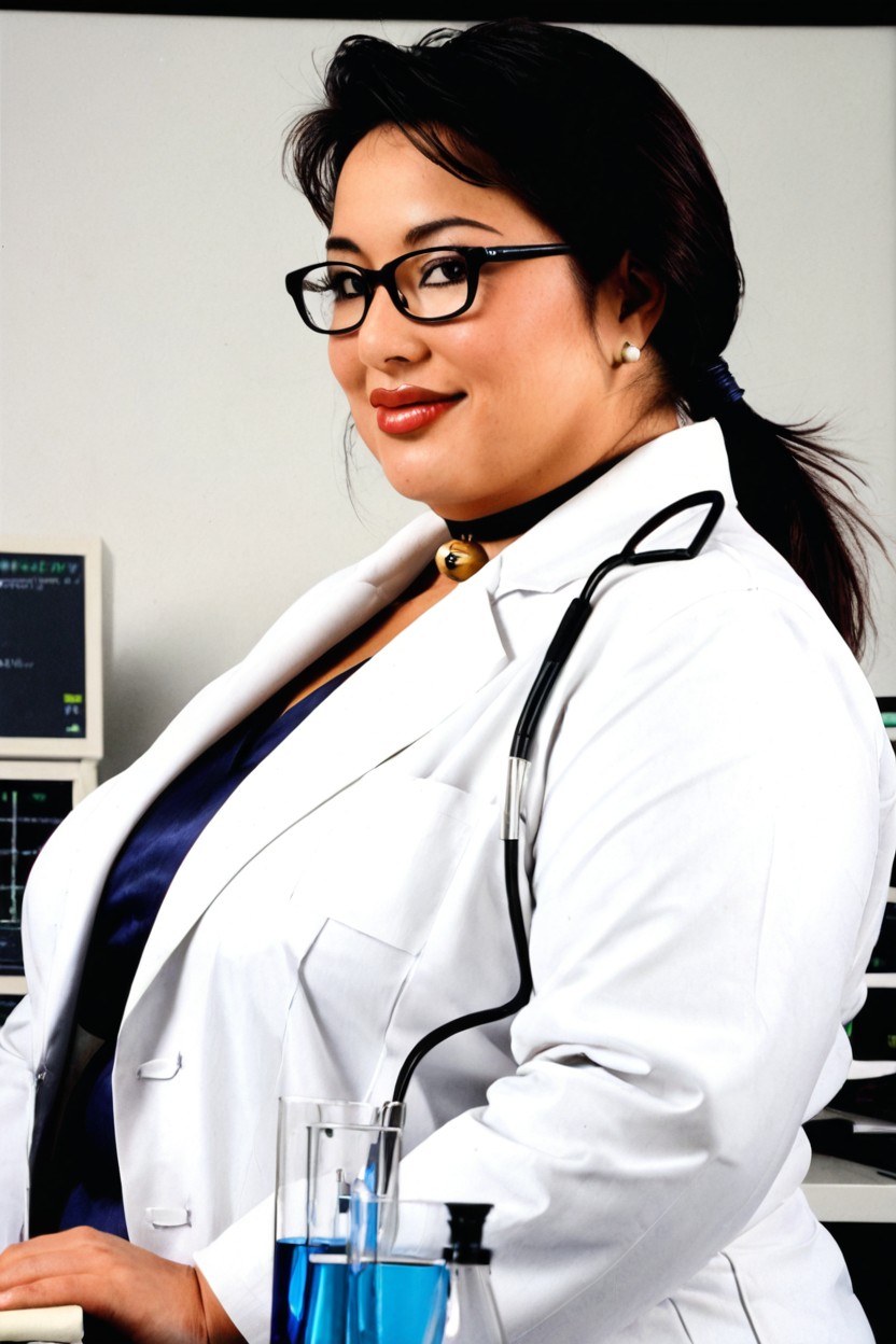 Chubby, Classy, Coat Fastened BBW AI Porn