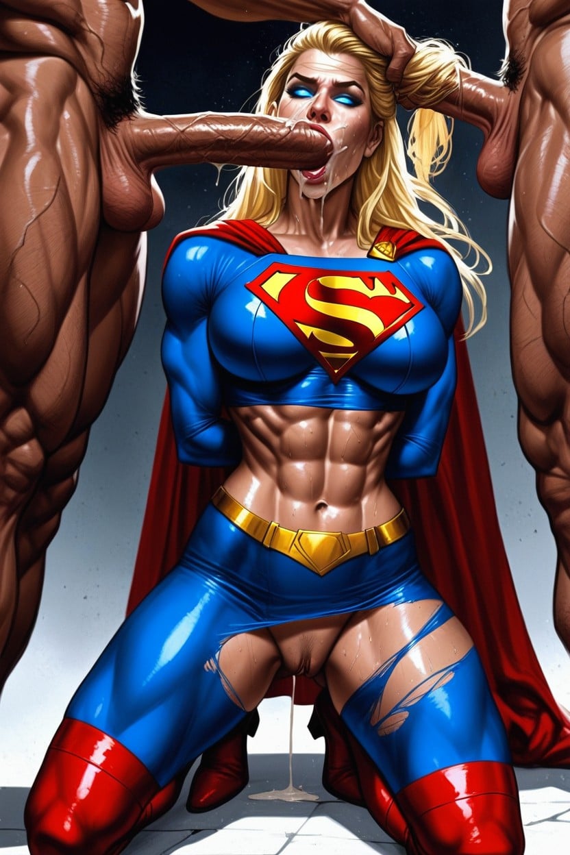Suck Dick, Skinny, Supergirl Dc Comics AI Porn