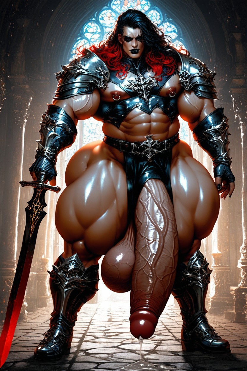 Dark Eyeliner, Crossdresser, Morbidly Obese Porno gay IA
