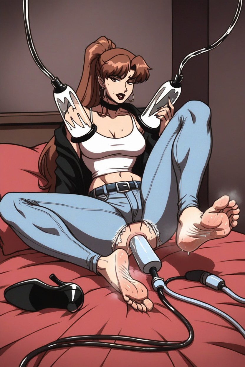 Revealing Feet, Anus Leaking Fluids, Sweater Hentai AI Porn