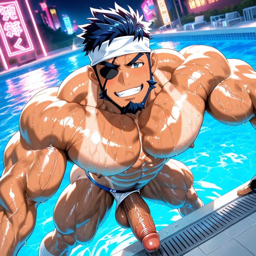 Ass Out, Thick Thighs, Impossibly Long Hyper Penis AI Gay Porn