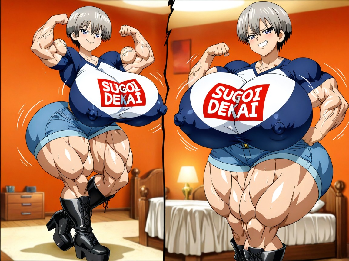Colossal Breast, Hyper Breast, Sweaty Hentai AI Porn