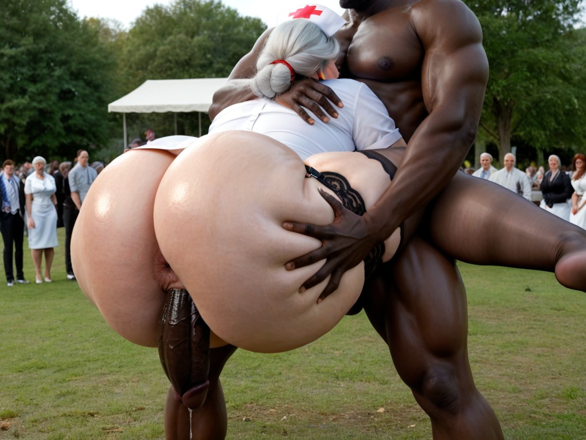 Doggy Style, Massive Fat Ass, Interracial Porno IA
