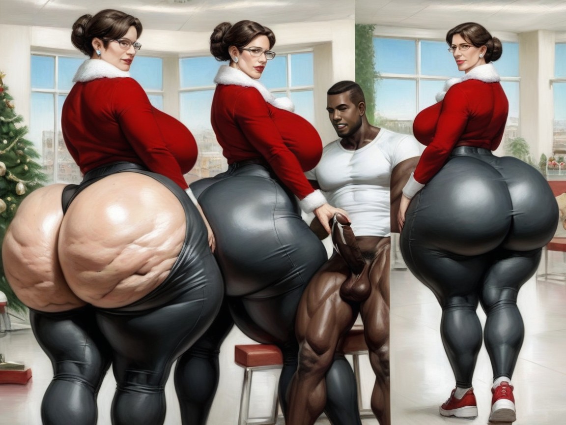 Dark Skinned Male, Interracial, Face AI Porn