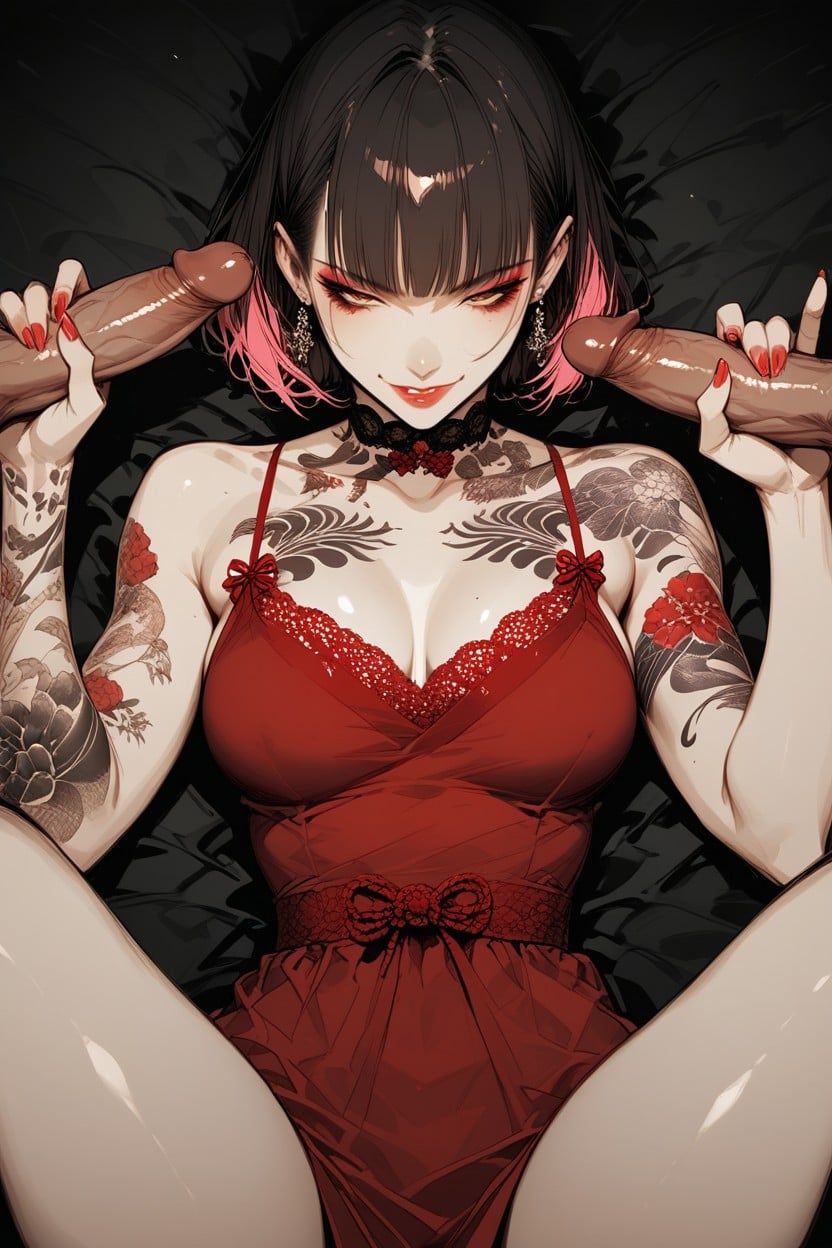 18+, Seductive Smug Face, Corto Hentai IA