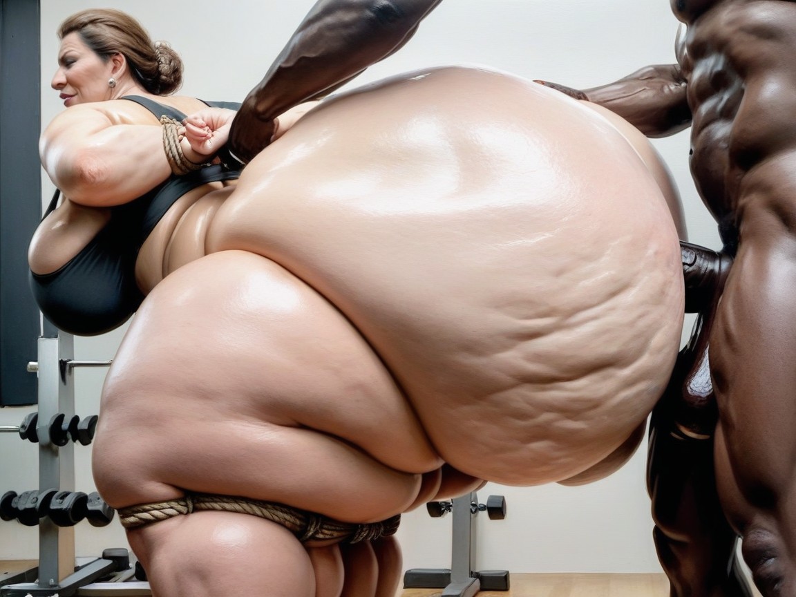 Extremely Large Ass, Curvy Milf, Jewish AI Porn