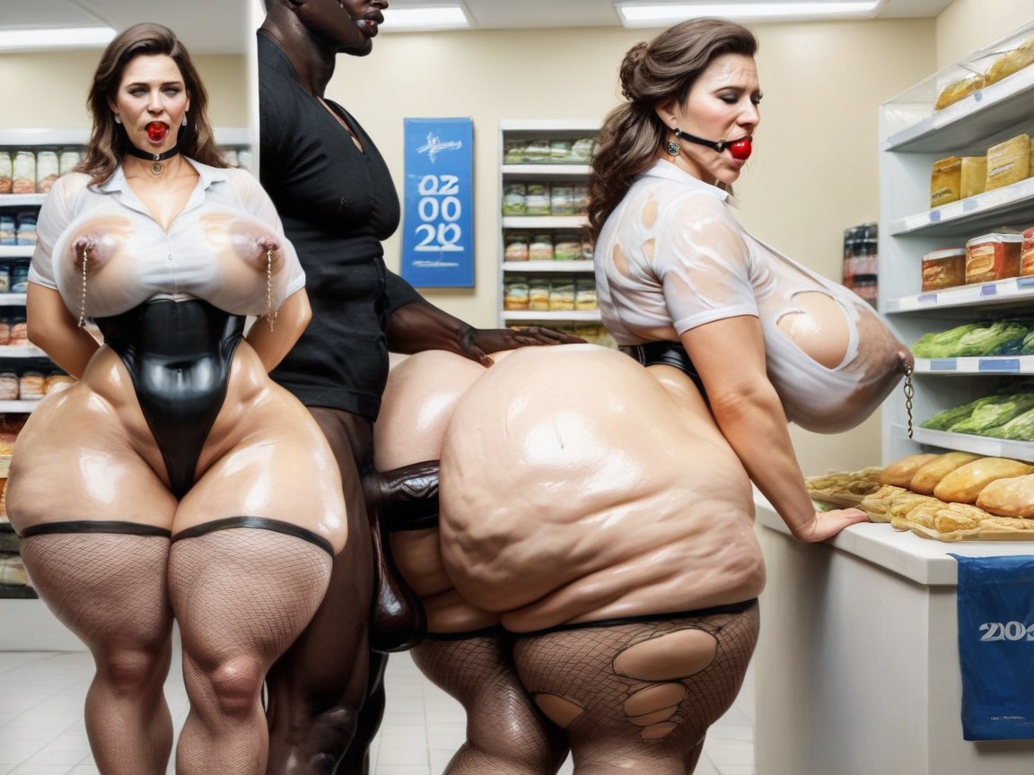 Curvy Milf, Milking Machine, Mega Ass AI Porn