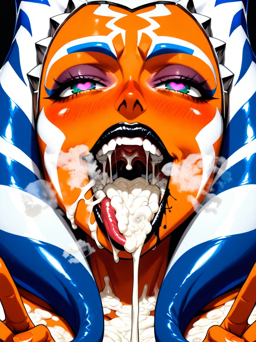 Large Tongue, Heavy Breathing, Revirar Os Olhos Hentai IA pornografia