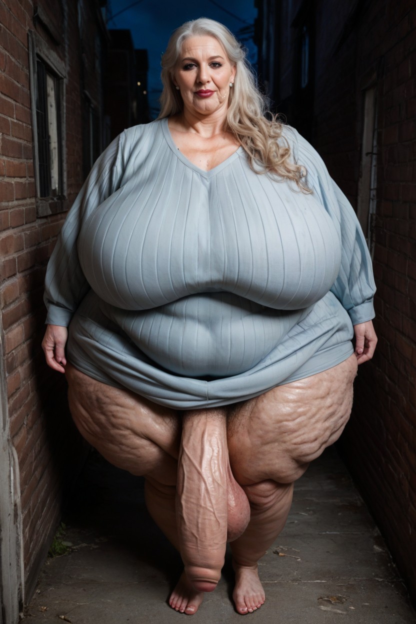Hyper Wide Hips Impossibly Large Body, Weight Gain Hyper Obese Massive, Ssbbw AI Porn