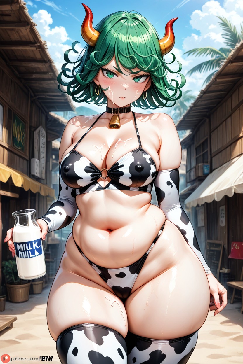 Pretty, Plump Navel, Front View AI Porn