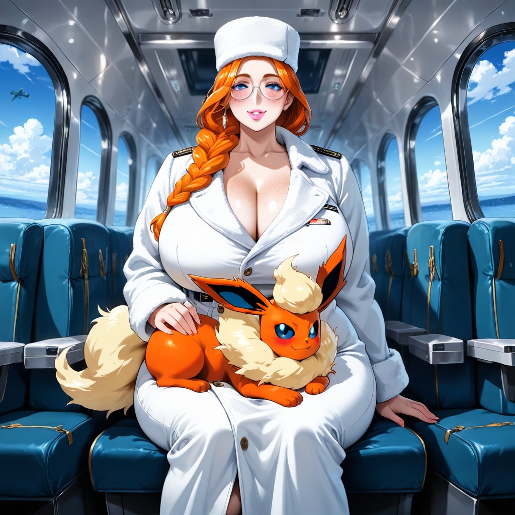 Full Thighs, Curvy Woman, White Fur Coat Porno IA Gay