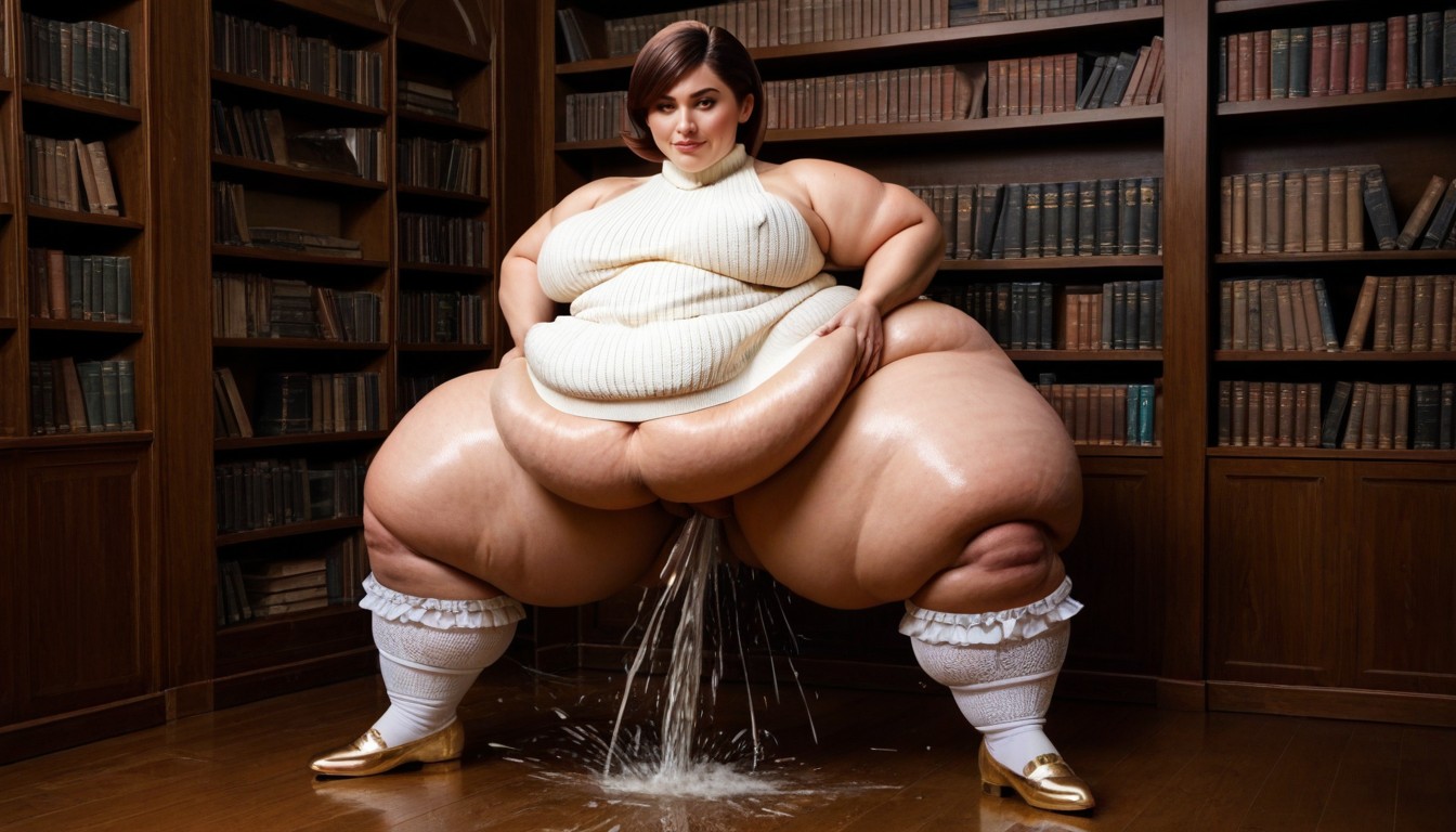 Shoe Removed, Morbidly Obese, 25+ AI Porn