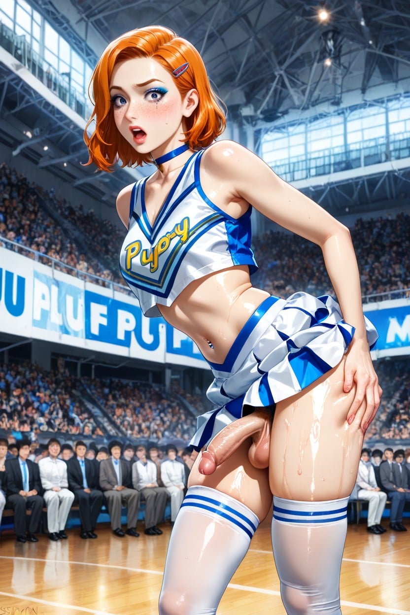 Female Face, Pretty Ginger, Delicate Shoulders Porno gay IA