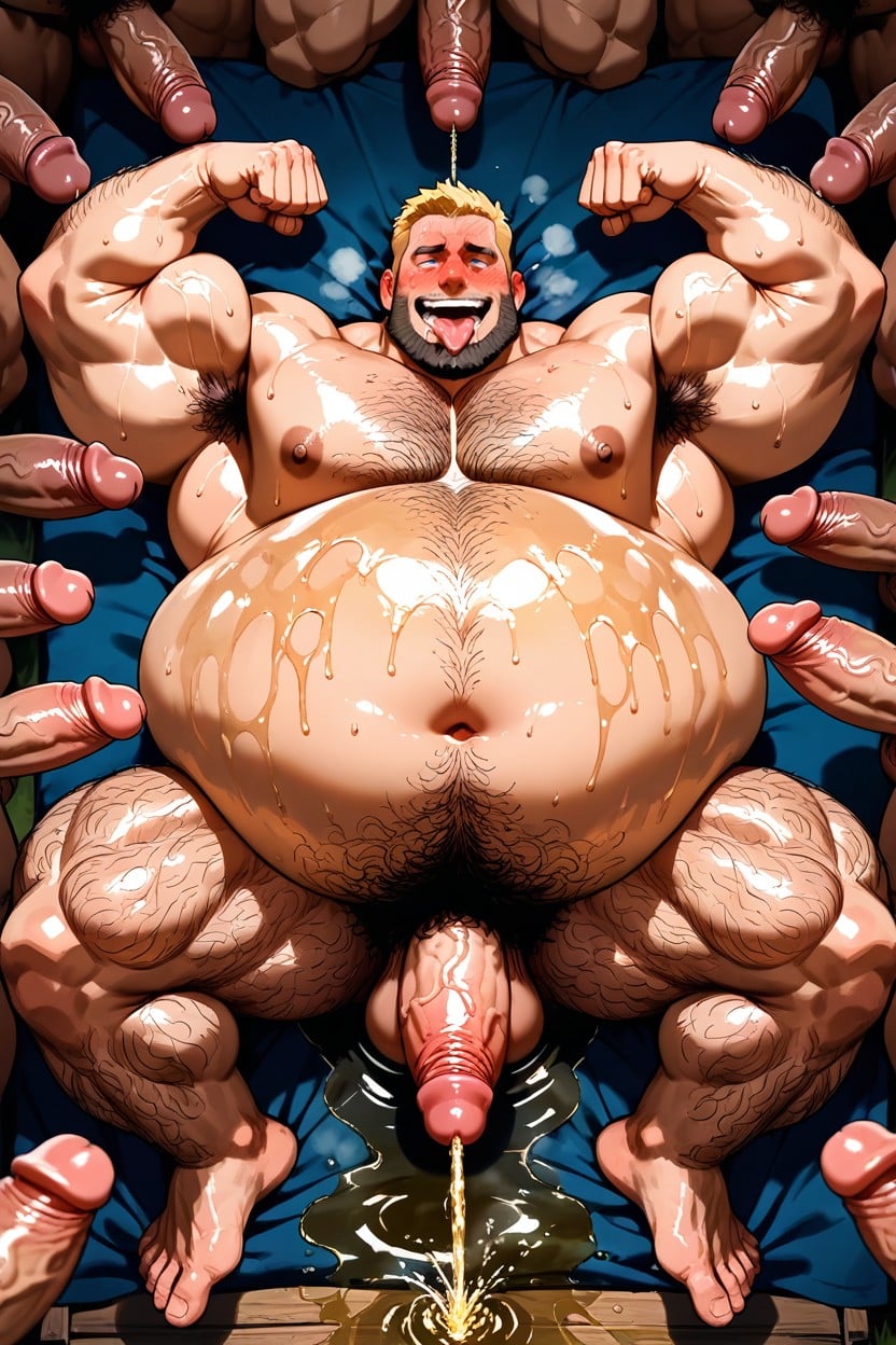 Men Peeing On Other Each Other, Extreme Body Hair, Piss Orgy Porno IA Gay