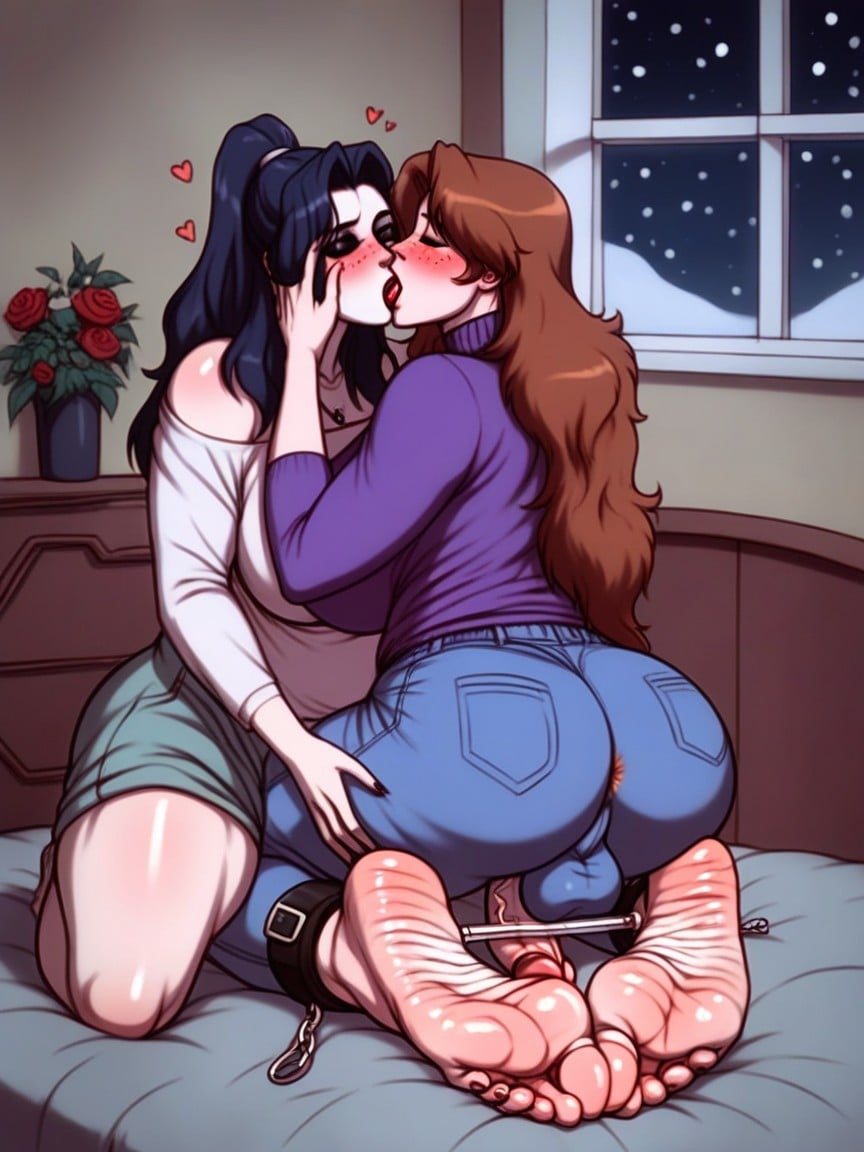 Bedroom, Very Rough Soles, Perfect Feet Hentai AI Porn