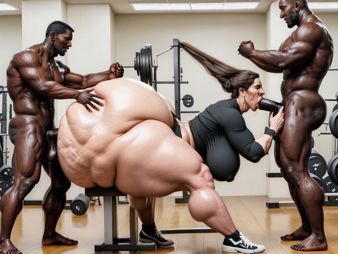 Hand On Butt, Arched Back, Doggie Style Ass Fuck AI Porn