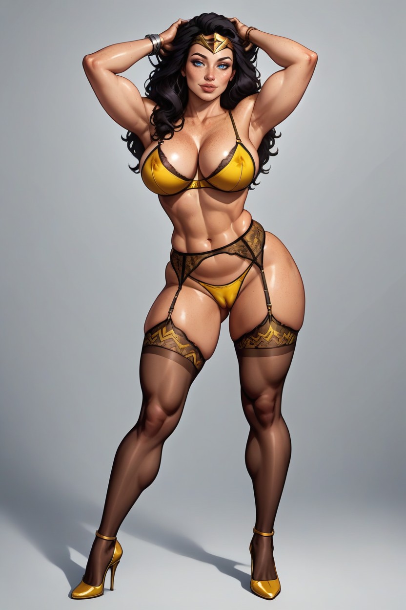 Massive Breast, Front View, Long Legs AI Porn
