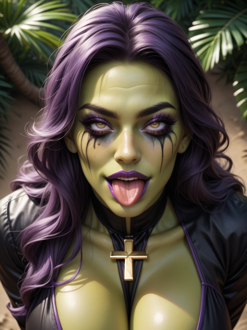 Super Model Face, Long Length, Solo Hentai AI Porn