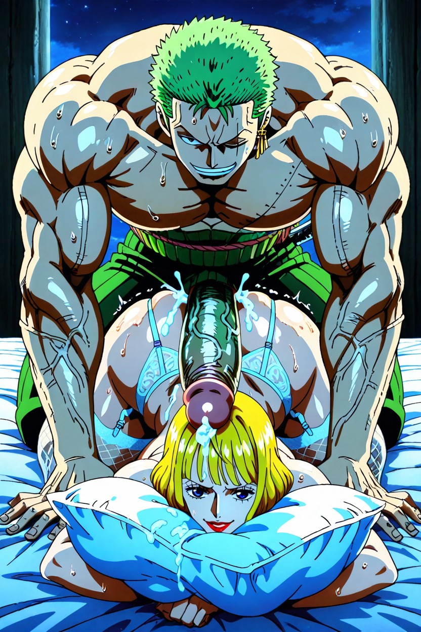 Trembling, Cock Over Head, Wavy Hair Hentai AI Porn