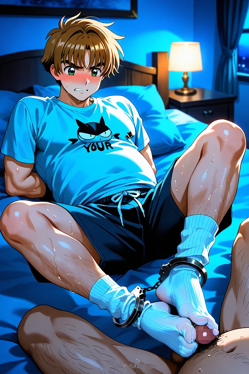 Wearing White Underwear, Sweat Vapor, Messy Bedroom Porno IA Gay