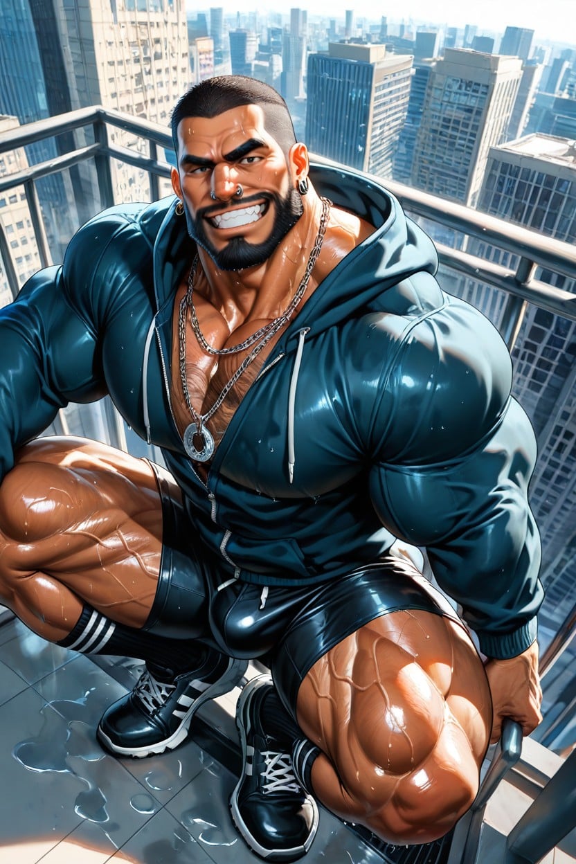 Huge Calves, Massive Legs, Big Necklaces Porno gay IA