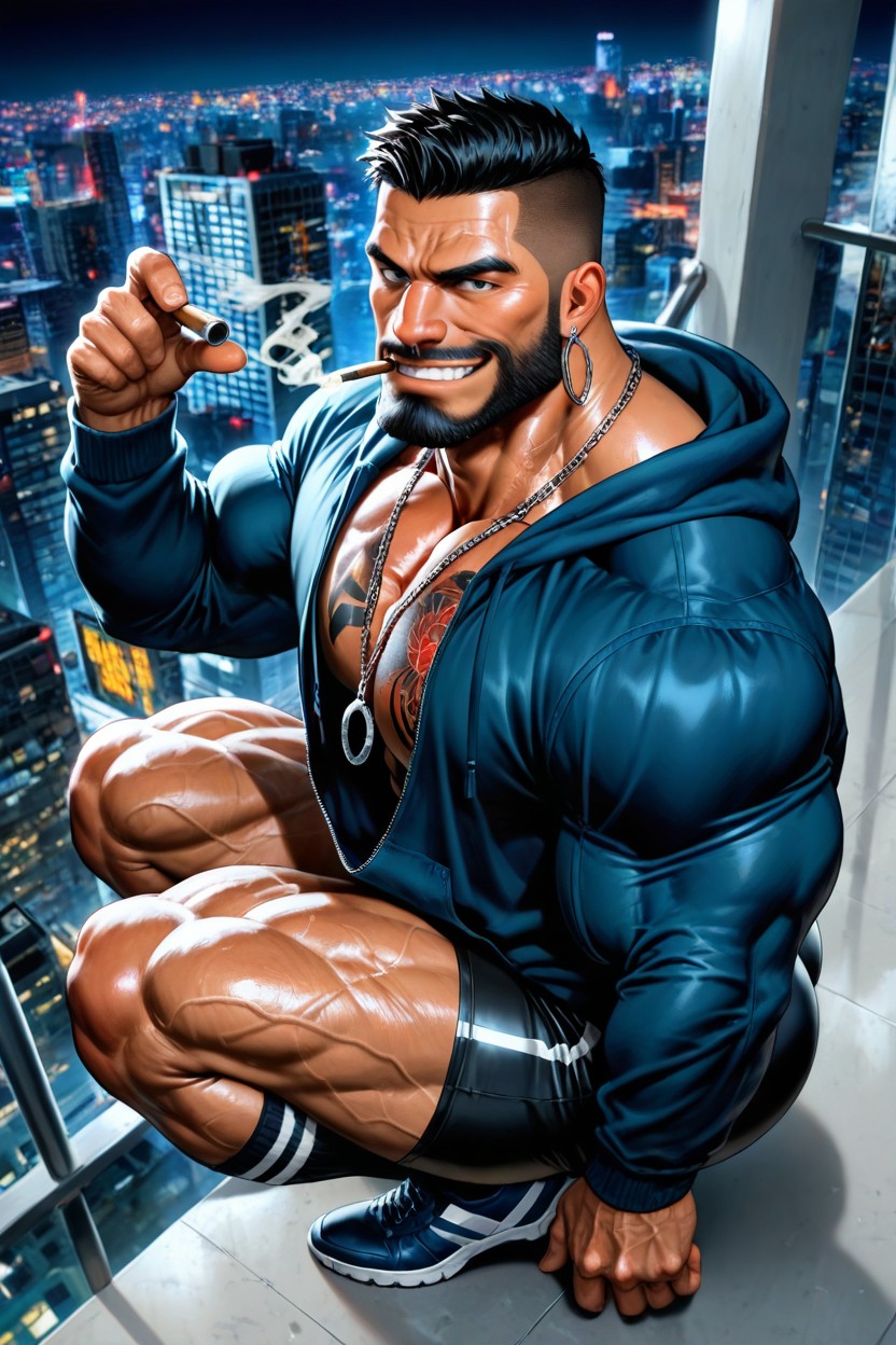 Bara, Muscular Ass, Big Adam's Apple Porno gay IA