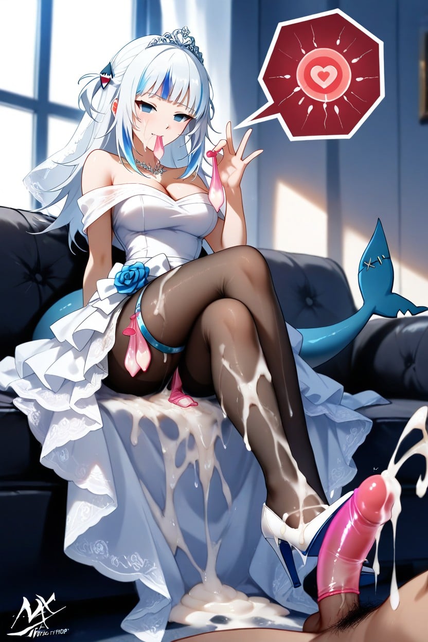 Cum On Legs, After Sex, 18+ Hentai AI Porn