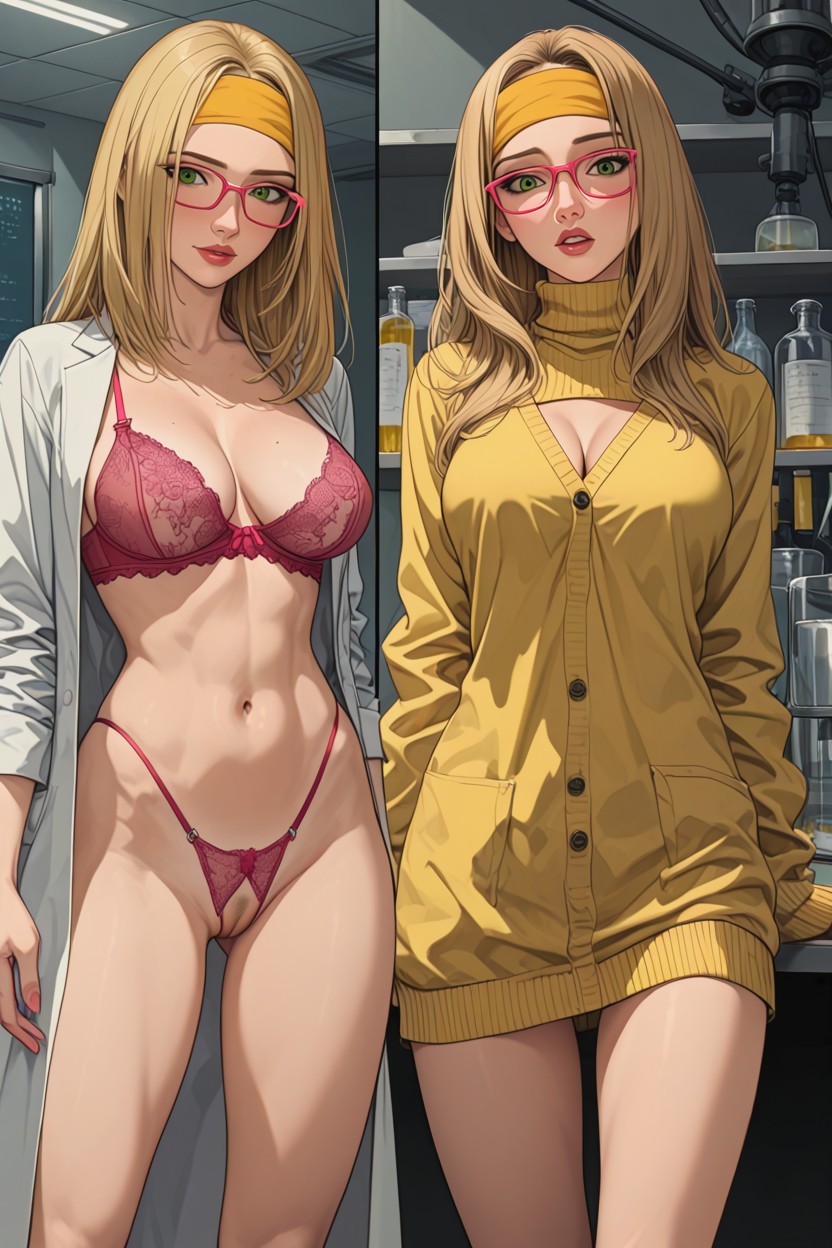 25+, Top Pulled Up To Show Boobs, Exposed Transparent Bra AI Porn