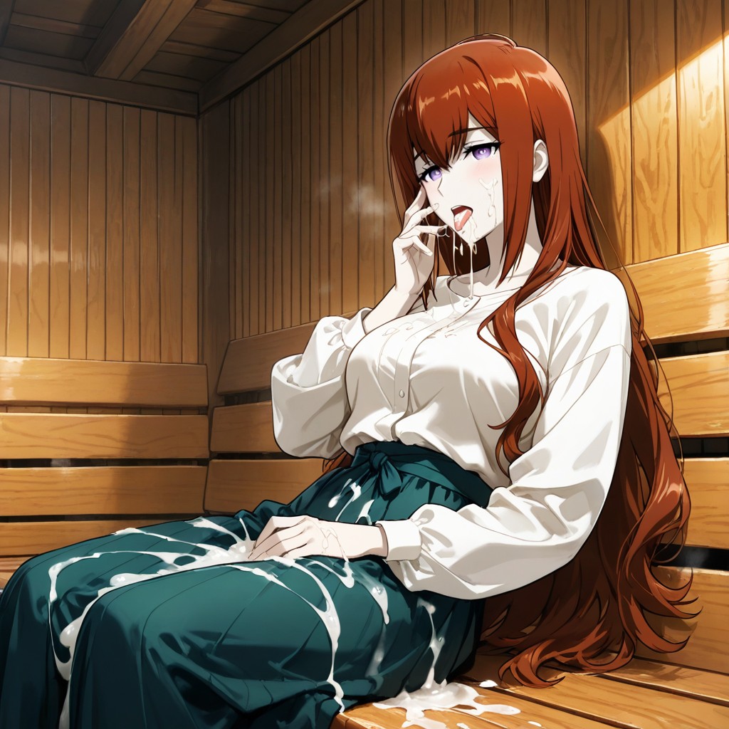 Tongue Out, Soft Shine, Pale Skin Hentai AI Porn