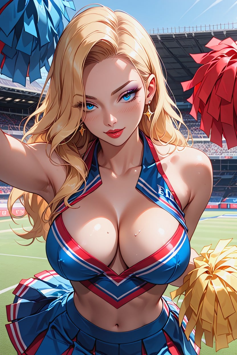 Blue Eyes, Waist, Massive Ass Hentai AI Porn
