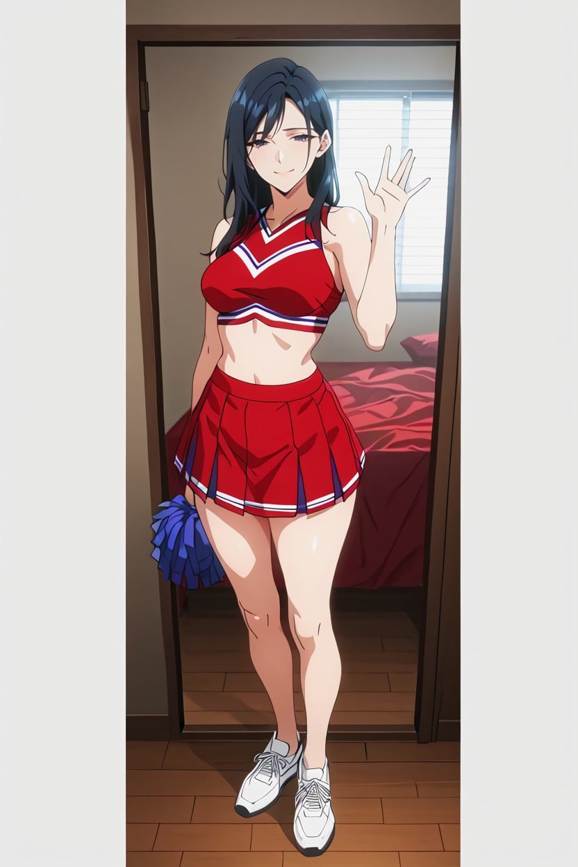 Tired Expression, Skirt, Large Ass AI Porn