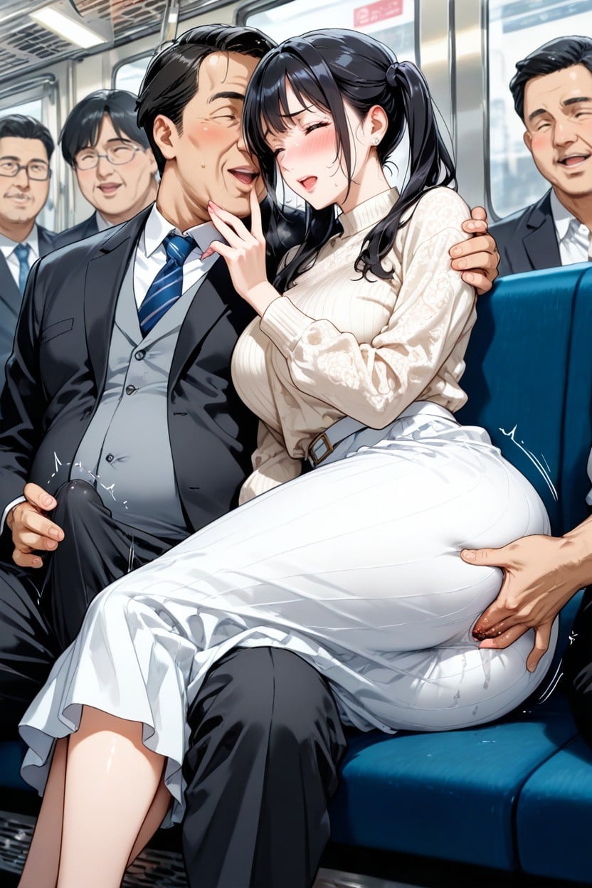 Two Tails, Blush, Extremely Cramped Hentai AI Porn