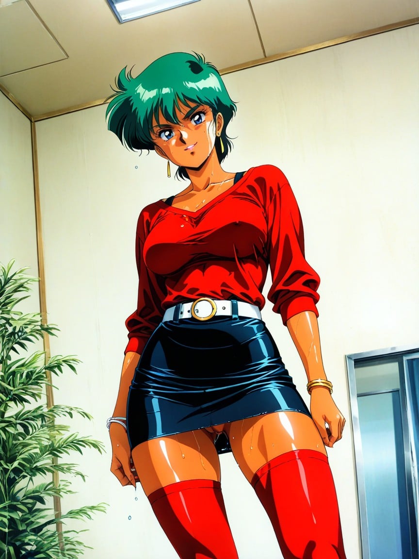 Waist Shot, Medium Breast, Fit Hentai AI Porn