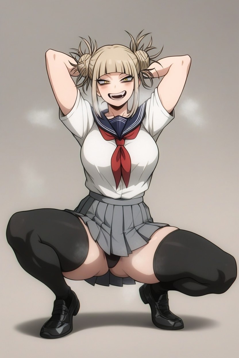Just Bikini, Smirk, Arms Up Hentai AI Porn