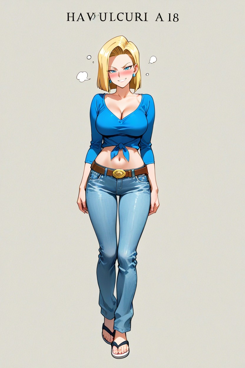 18+, Blue_shirt, Standing Hentai AI Porn