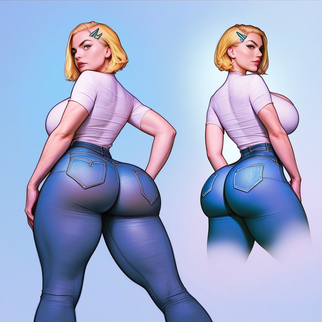 Realistic Style Photo, Realistic Skin Texture, Gorgeous Face AI Porn