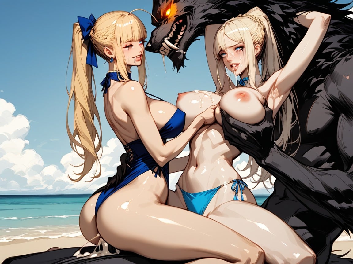 High Resolution, Seductive, Bikini Hentai AI Porn