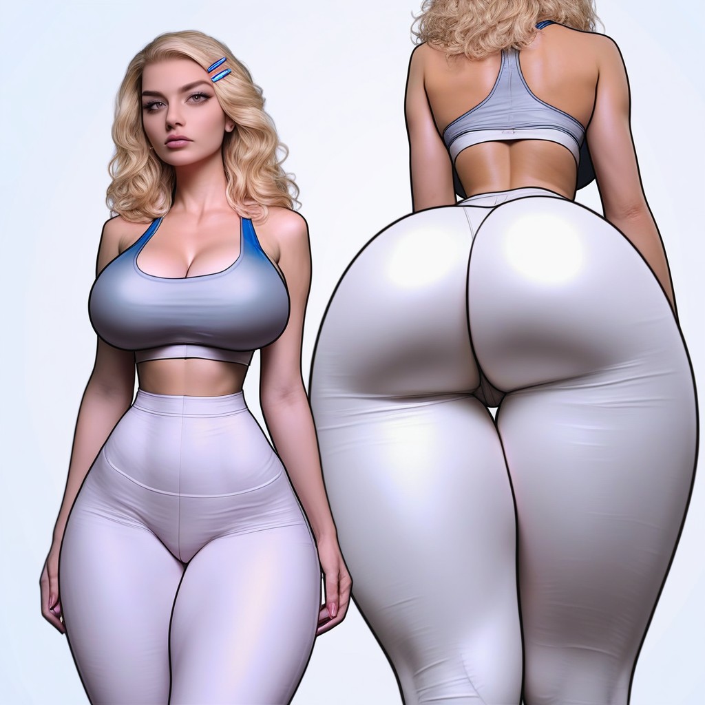 Large Hair Volume, Big Tits, Angry AI Porn