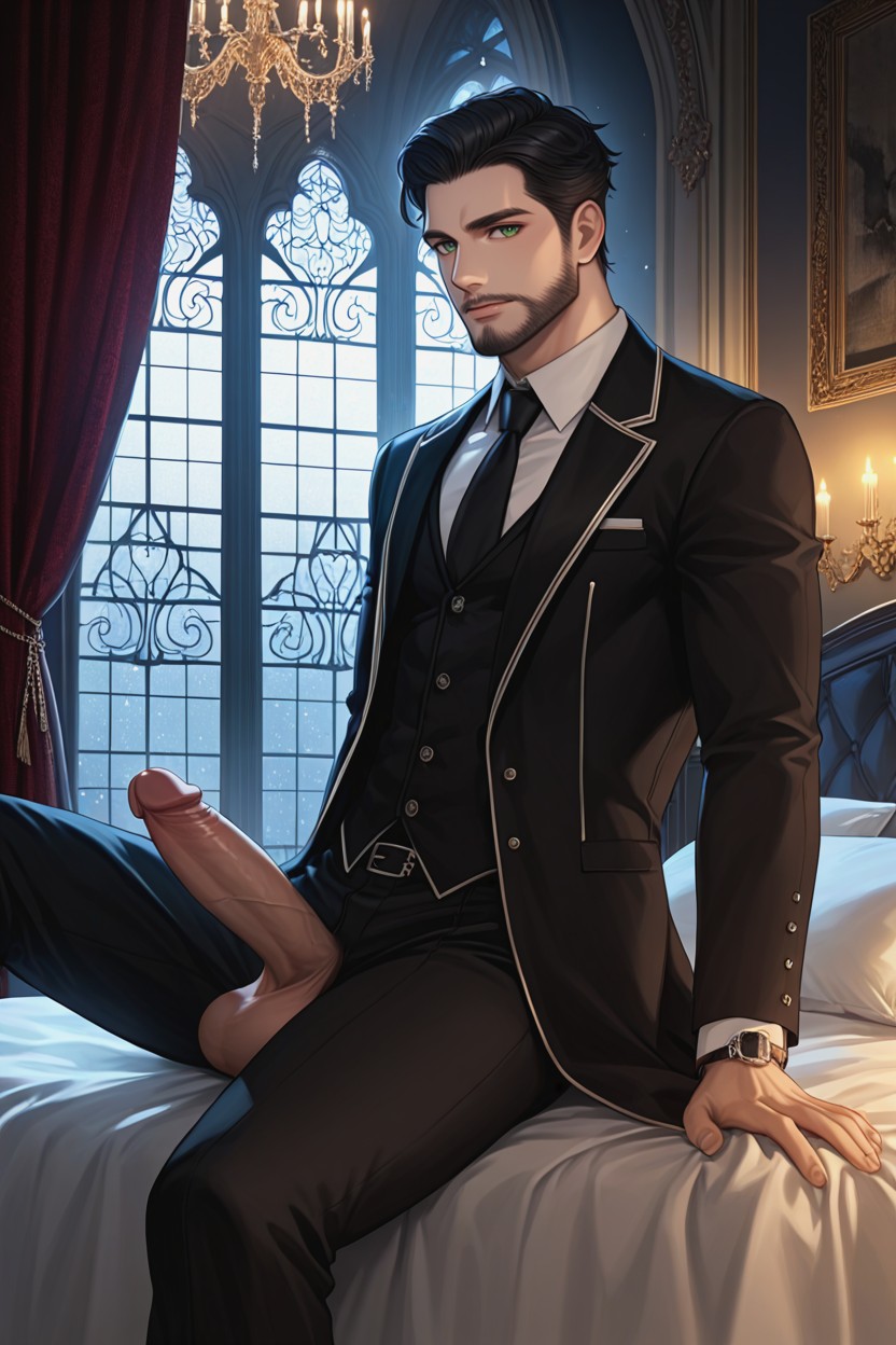 Window With View, 18+, Luxury Home AI Gay Porn