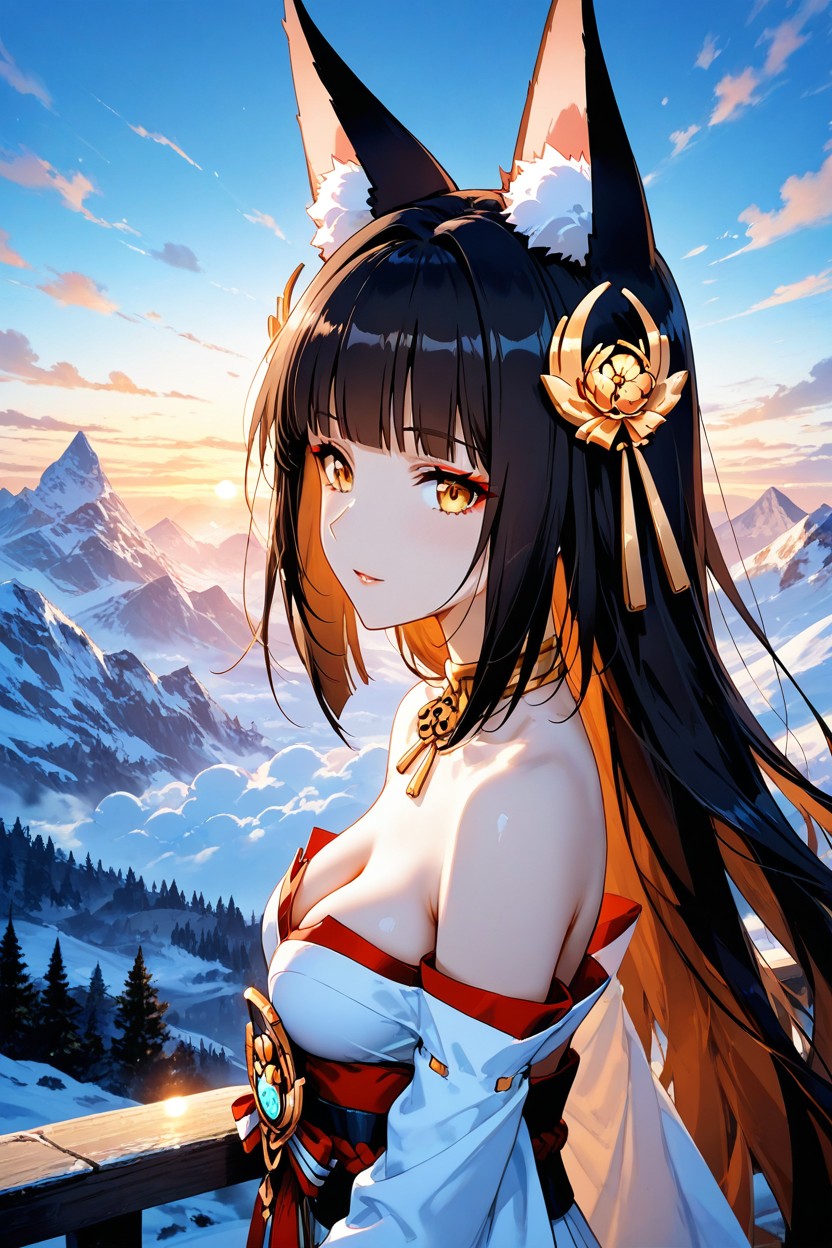 Sharp Focus, Above Clouds, 18+ AI Porn