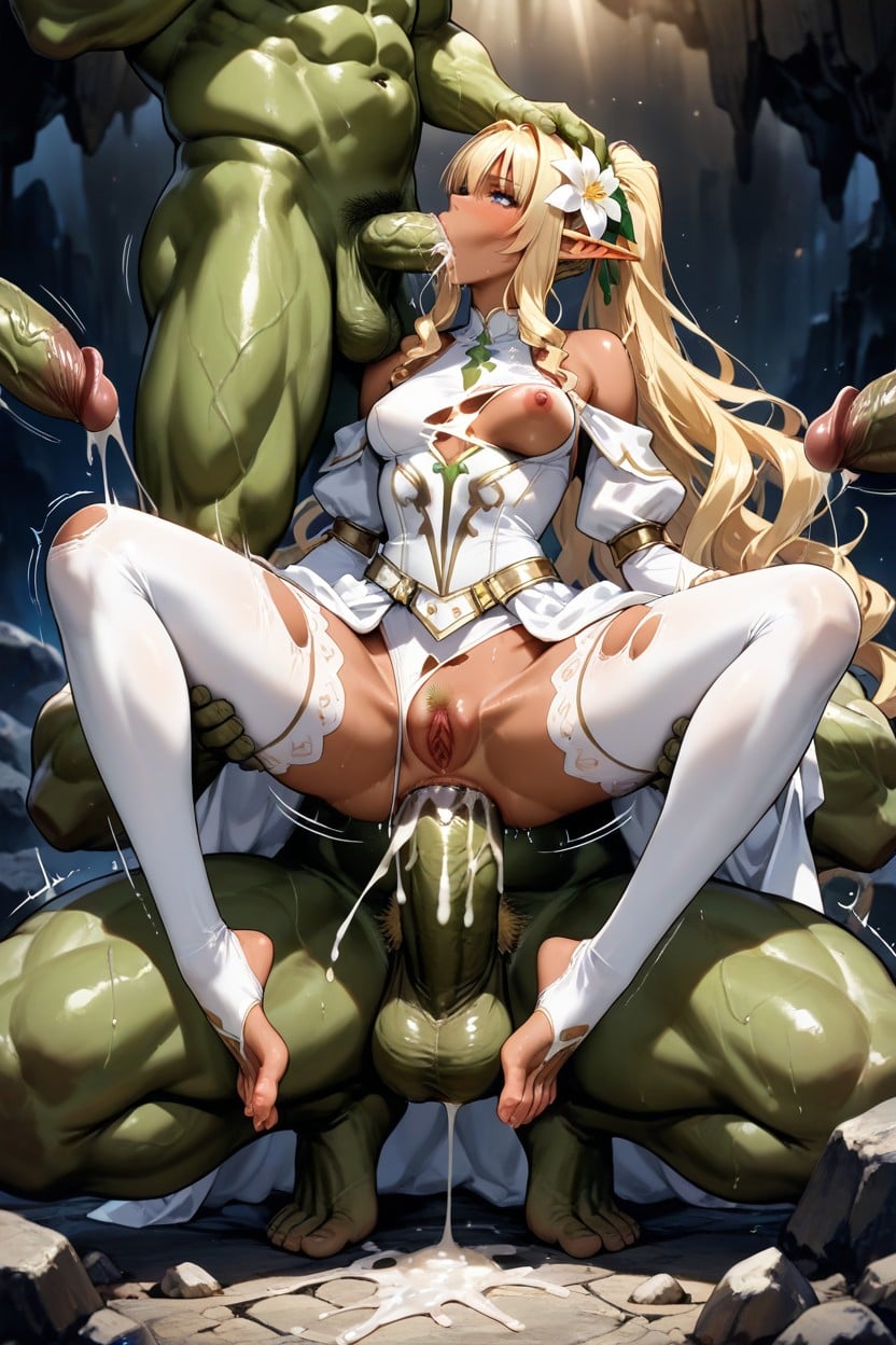 Hyper Reduced Thickness Ribcage And Thigh, Under Outfit Erect Nipples, Futaba Lily Ramses Hentai AI Porn