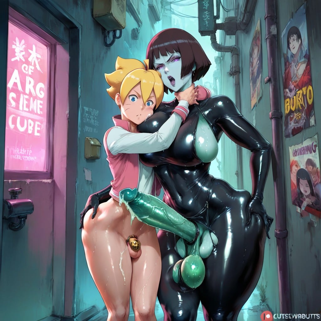 Uzumaki Boruto, Futa Extremely Hypergigantic Penis, Futa Zombis Hentai AI Porn