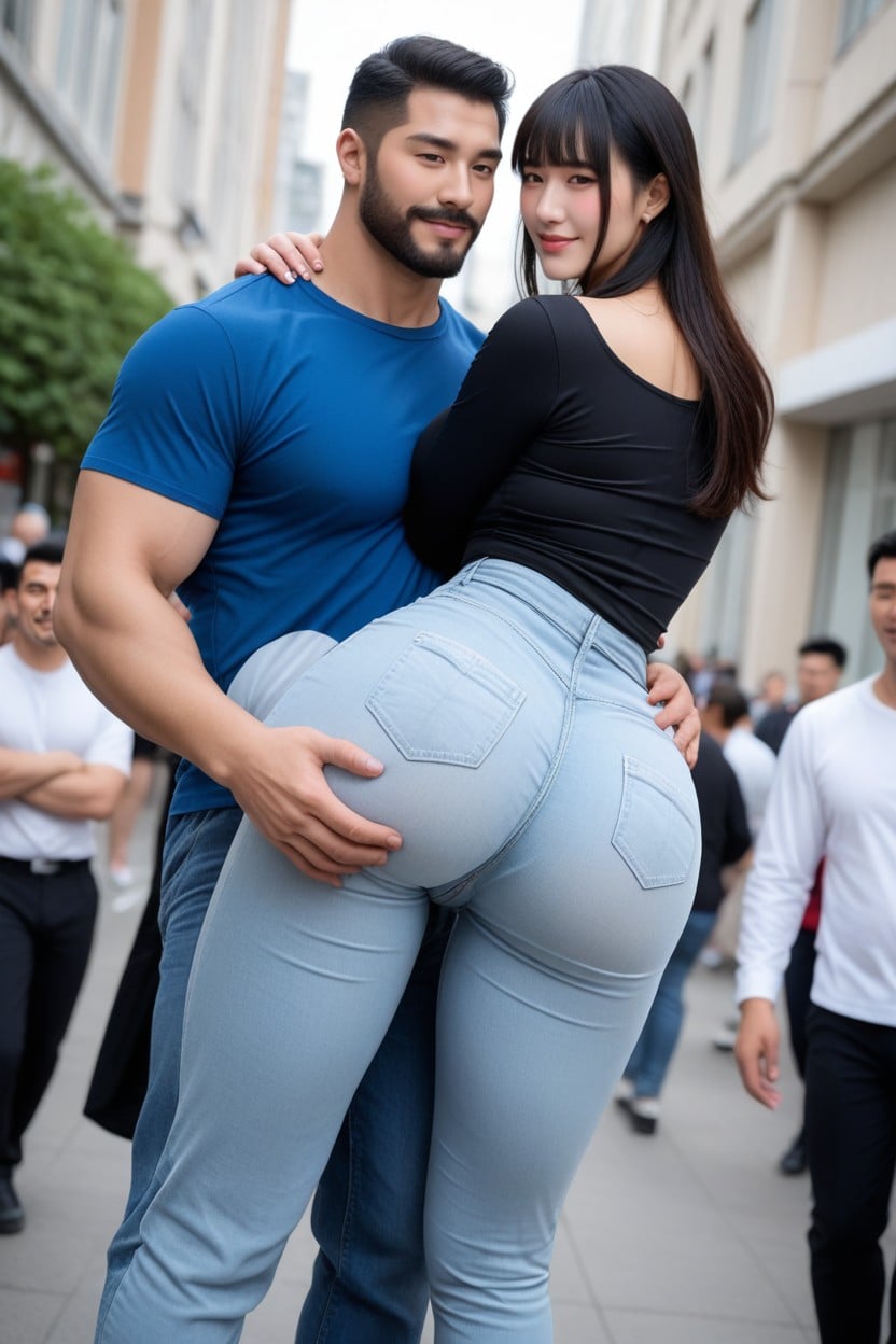 Ciudad, Large Breasts, Caliente Porno asiático IA