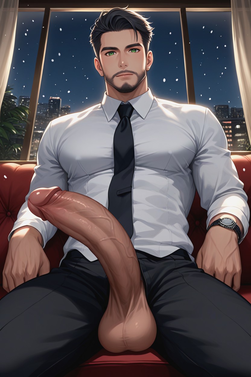 Massive Penis, Massive, Horny AI Gay Porn